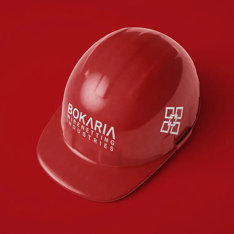 Bokaria Wirenetting Branding Helmet Design