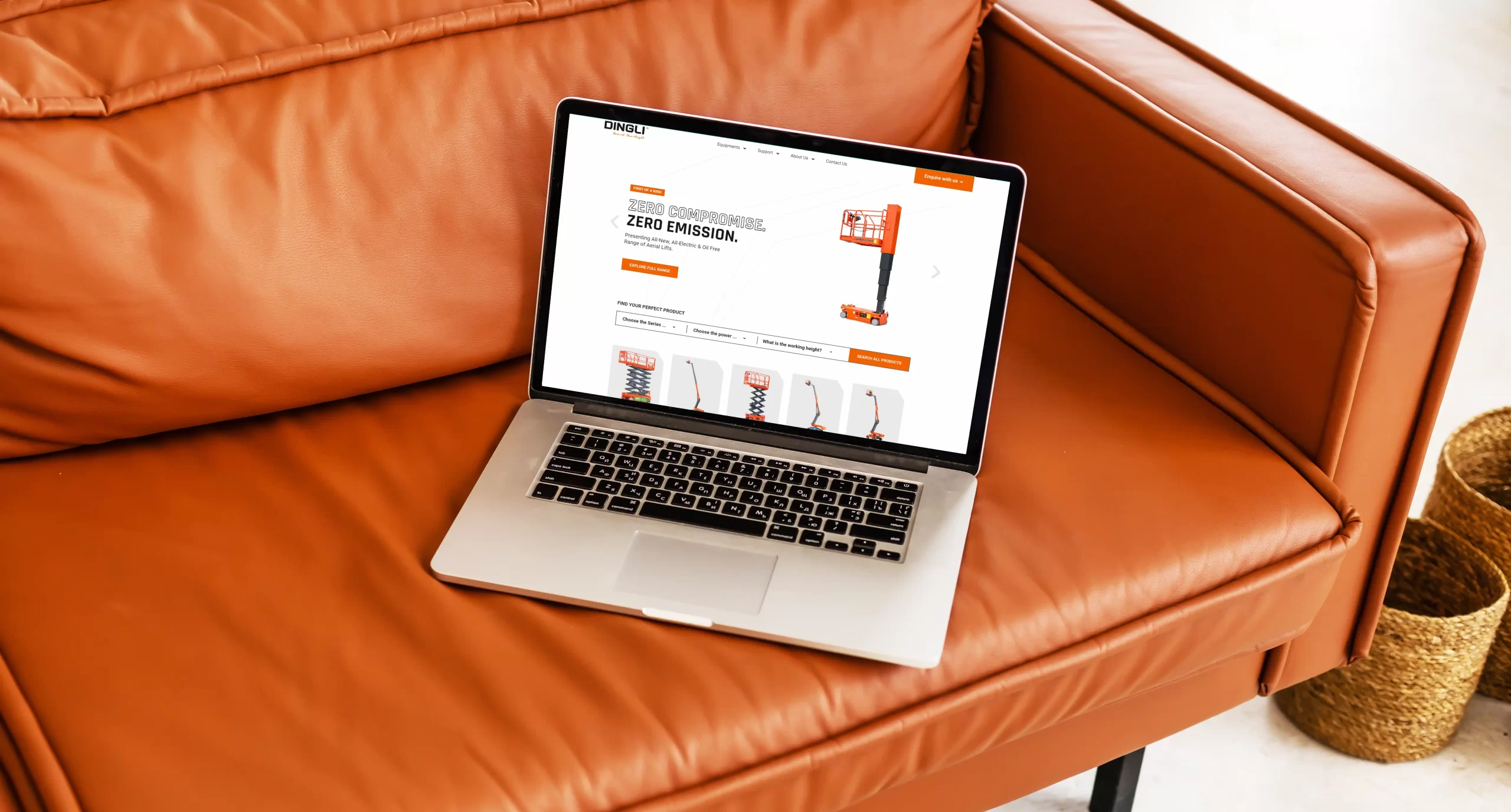Dingli eCommerce Website Design Hero Image