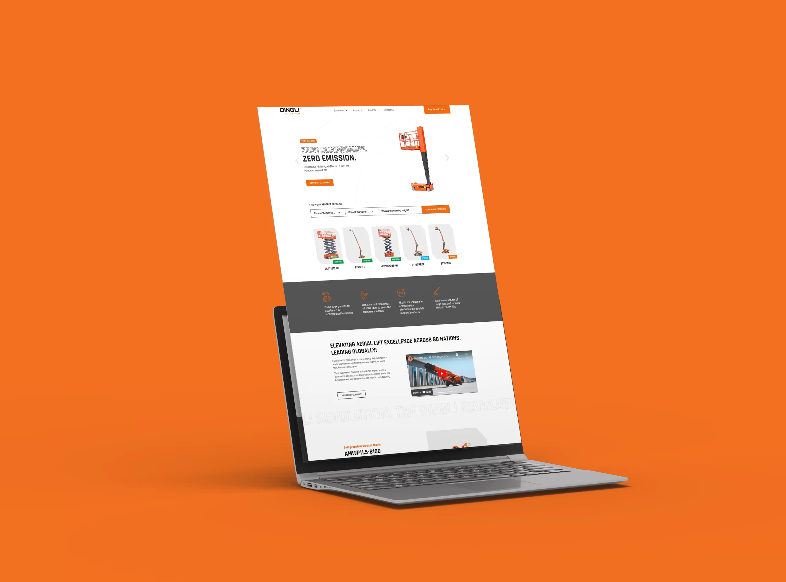 Dingli eCommerce Website Design Laptop View Single (1)